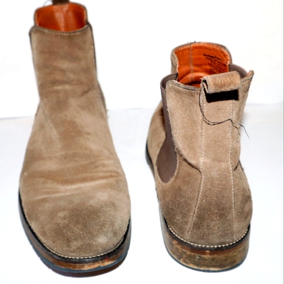 Men's Tan Chelsea Boots - Picture 8 of 10